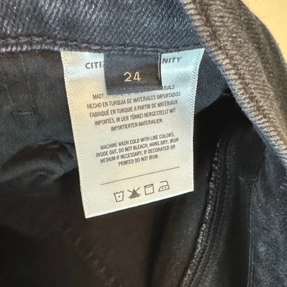 Citizens Of Humanity Midnight Wide Leg Jeans - Picture 3 of 8